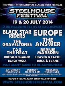 Steelhouse Festival 2014 poster