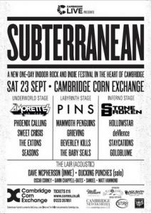 Subterranean UK Festival 2017 poster