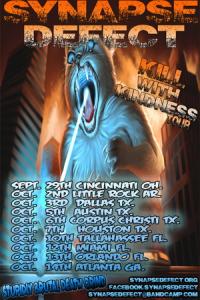 Synapse Defect US Tour 2018 poster