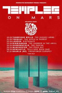 Temples On Mars UK Tour 2018 poster