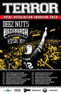 Terror European Tour 2018 poster