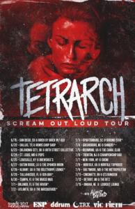 Tetrarch US Tour 2017 poster