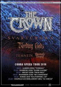 The Crown Euro Tour 2018 poster