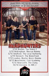 The Kentucky Headhunters UK Tour 2017 poster