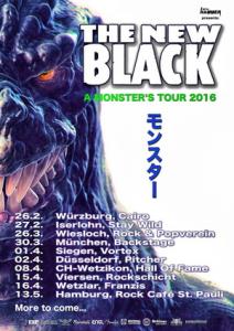 The New Black Tour 2016 poster