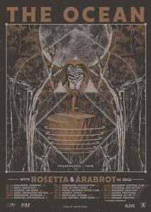 The Ocean Euro Tour 2018 poster