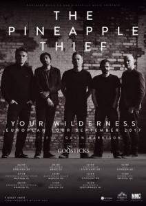 The Pineapple Thief Euro Tour 2017 poster