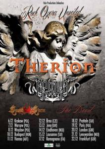 Therion European Tour 2013 poster