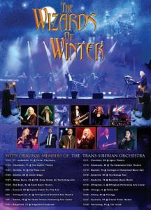 The Wizards Of Winter US Tour 2015 poster