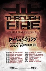 Through Fire US Tour 2017 poster