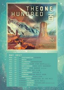 The One Hundred UK & Euro Tour 2017 poster