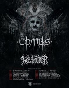 Tombs US Tour 2016 poster