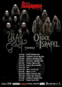 The Order Of Israfel & Year Of The Goat Euro Tour 2017 poster