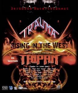 Trauma US Tour 2016 poster