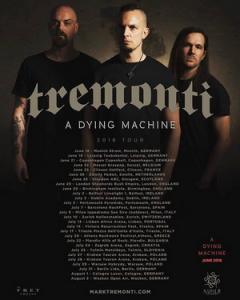 Tremonti Euro Tour 2018 poster