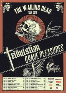 Tribulation Euro Tour 2016 poster