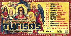 Turisas Latin American Tour 2015 poster