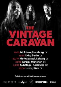 The Vintage Caravan German Tour 2018 poster