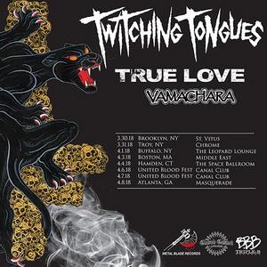 Twitching Tongues US Tour 2018 poster