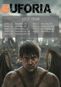 Uforia Canadian Tour 2017 poster