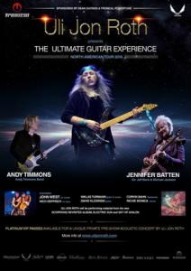 Uli Jon Roth North American Tour 2016 poster
