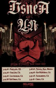 Usnea West Coast Tour 2018 poster