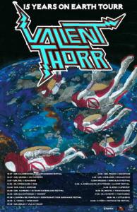 Valient Thorr Euro Tour 2016 poster