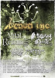 Vemon Inc Euro Tour 2016 poster