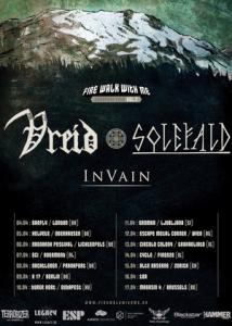 Vreid tour poster 2013