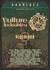 Vulture Industries Europe Tour 2014 poster