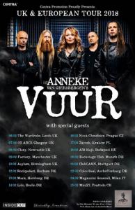 VUUR UK & Euro Tour 2018 poster