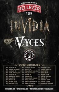 Vyces Invidia US Tour 2016 poster