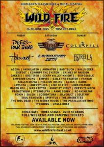 Wildfire Festival 2015 poster