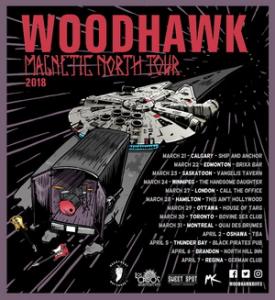 Woodhawk Canadian Tour 2018 poster