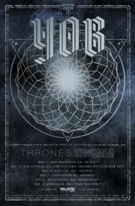 YOB North American Tour 2018 poster