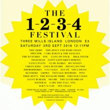 1-2-3-4 Festival 2016 poster