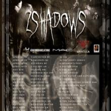 2 Shadows Canada Tour 2018 poster