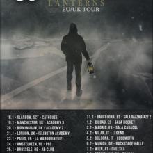 36 Crazyfists EU UK Tour 2018 poster