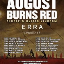 Currents Euro Tour 2019 poster