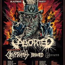 Aborted North American Tour 2019 poster