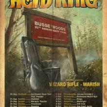 Acid King US Tour 2019 poster