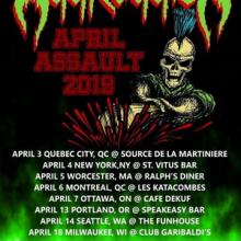 Aggression North American Tour 2019 poster