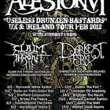 Alestorm UK & Ireland Tour 2012 poster