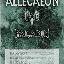 Allegaeon US Tour 2019 poster