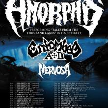 Amorphis North American Tour 2020 poster