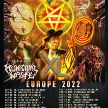 Anthrax UK & EU Tour 2022 poster