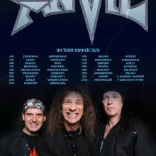 Anvil UK Tour 2020 poster