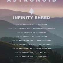 Astronoid US Tour 2019 poster