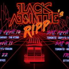 Black Absinthe Canada Tour 2020 poster