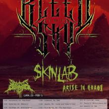 Bleed The Sky and Skinlab US Tour 2020poster